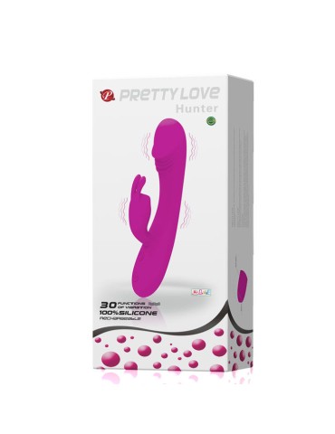 pretty love smart - vibromasseur avec lapin 30 modes hunter_9
