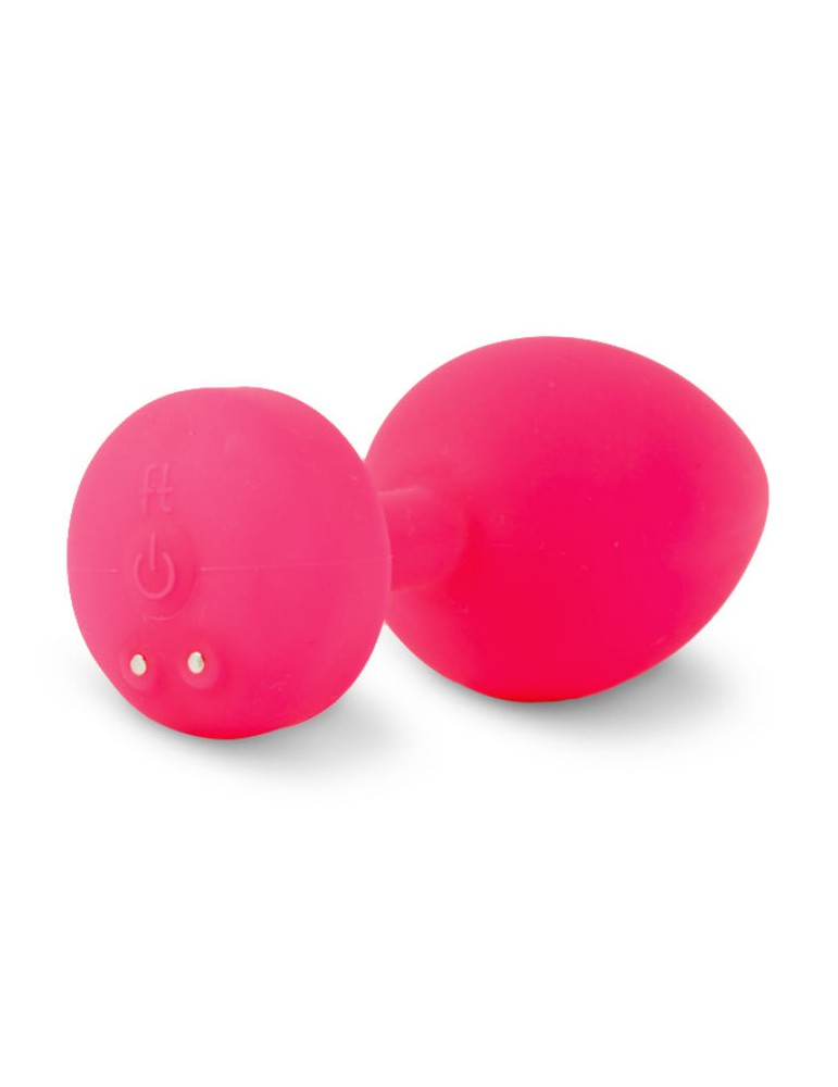 funtoys gplug vibromasseur anal rechargeable petit néon rose 3cm_3
