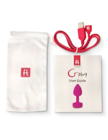 funtoys gplug vibromasseur anal rechargeable petit néon rose 3cm_4