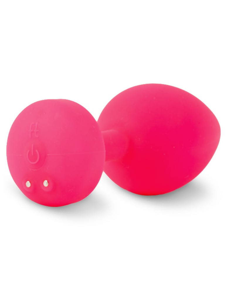 funtoys gplug vibromasseur anal rechargeable grand néon rose 3,9 cm_3