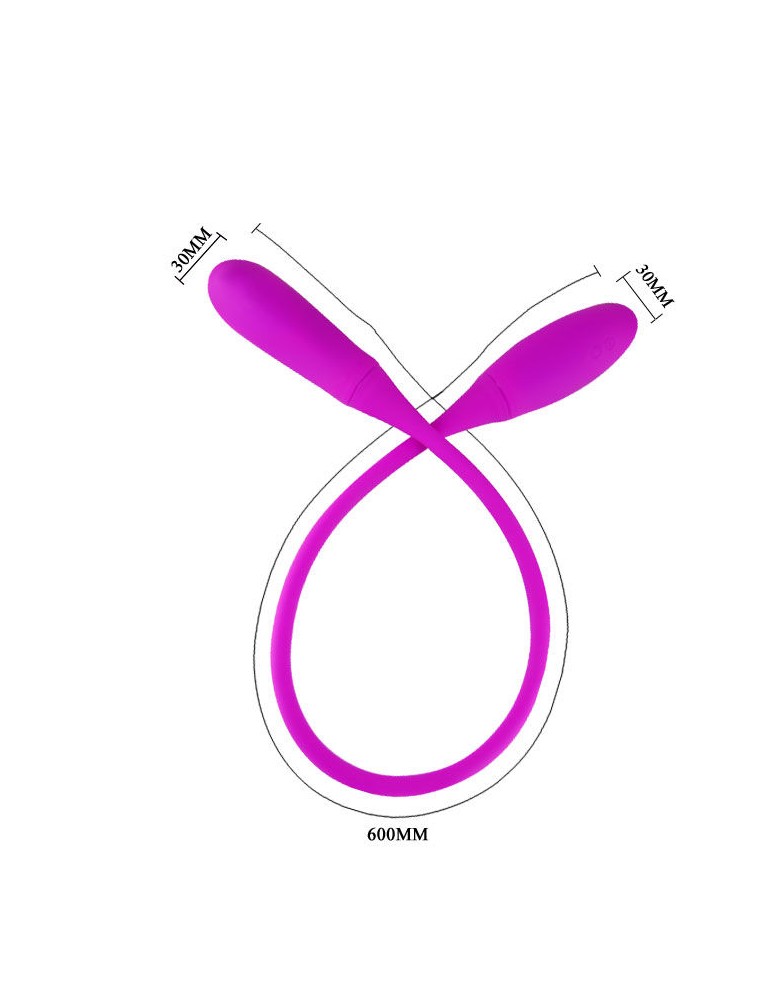 pretty love smart - vibromasseur snaky vibe 7v + 3 chatouiller_5