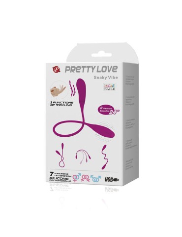 pretty love smart - vibromasseur snaky vibe 7v + 3 chatouiller_9