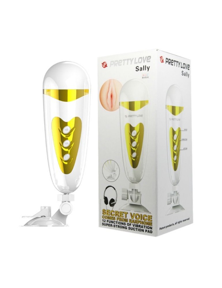 masturbateur masculin avec vibration et son sally pretty love