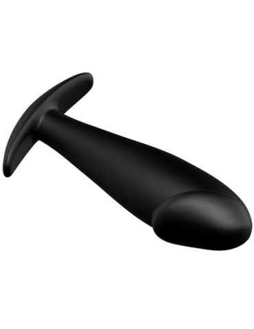 plug anal pénis en silicone pretty love - noir_4