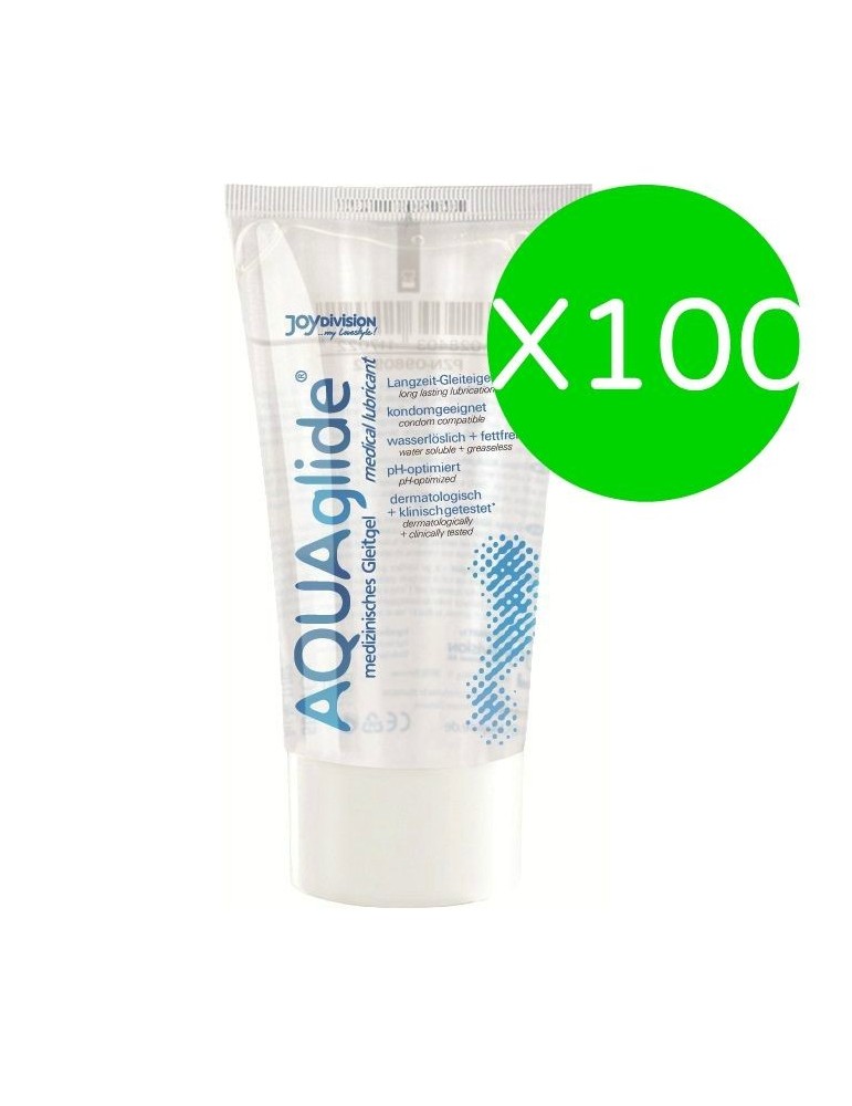 lubrifiant aquaglide 50 ml (x 100 unités)