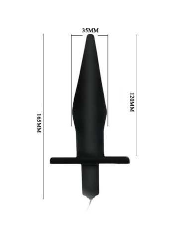 plug anal baile anal avec vibration - noir_5