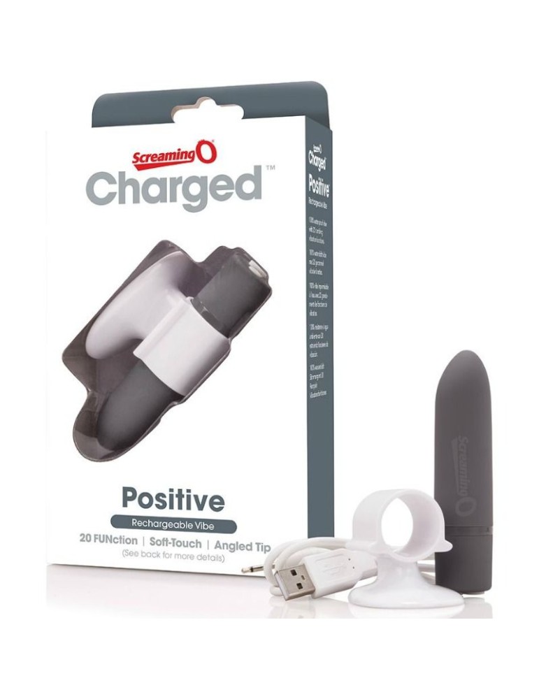 masseur hurlant ou rechargeable - positif - gris