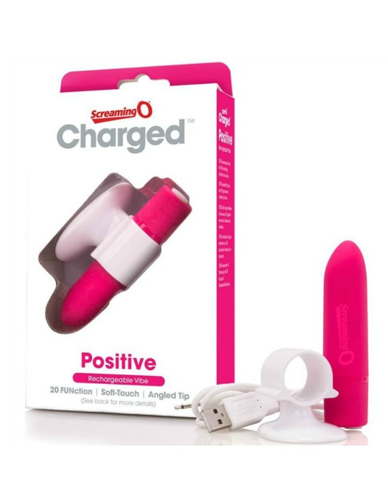 masseur hurlant ou rechargeable - positif - rose