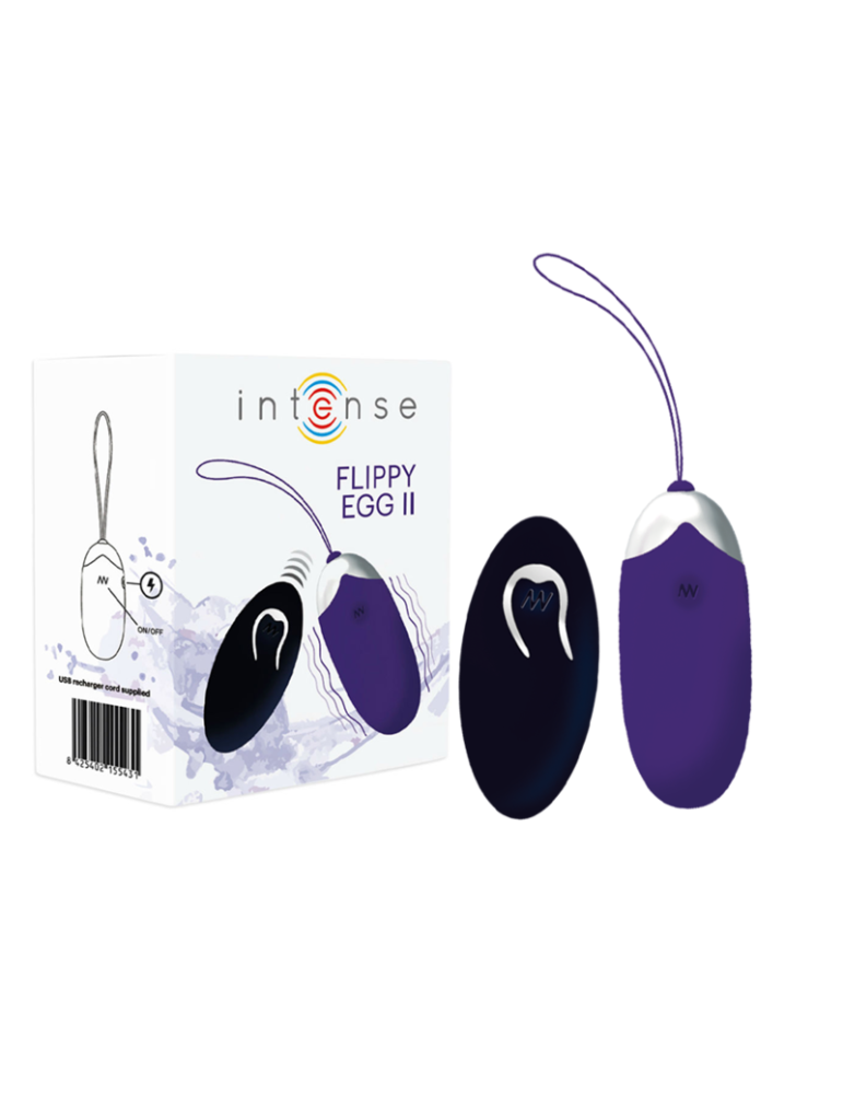 oeuf rechargeable à distance lilas intense flippy ii