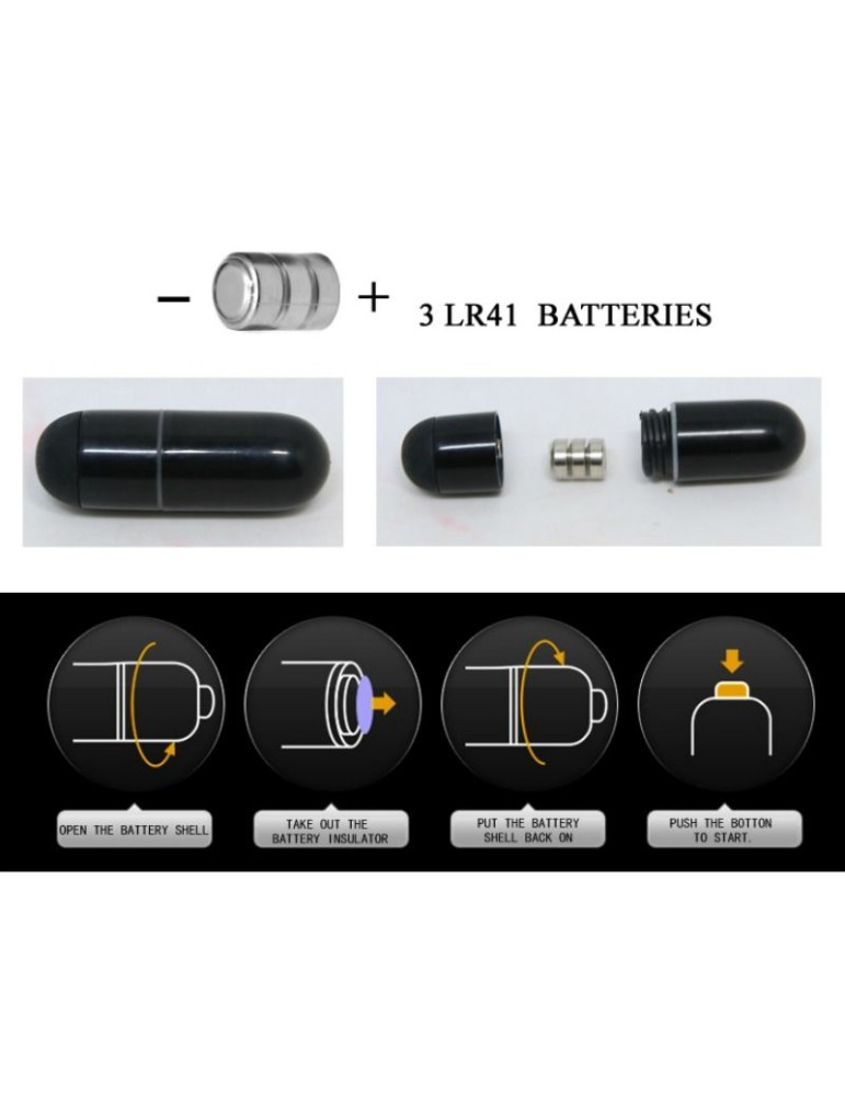 gaine de pénis réaliste brave man avec lapin 16,5 cm noir_8