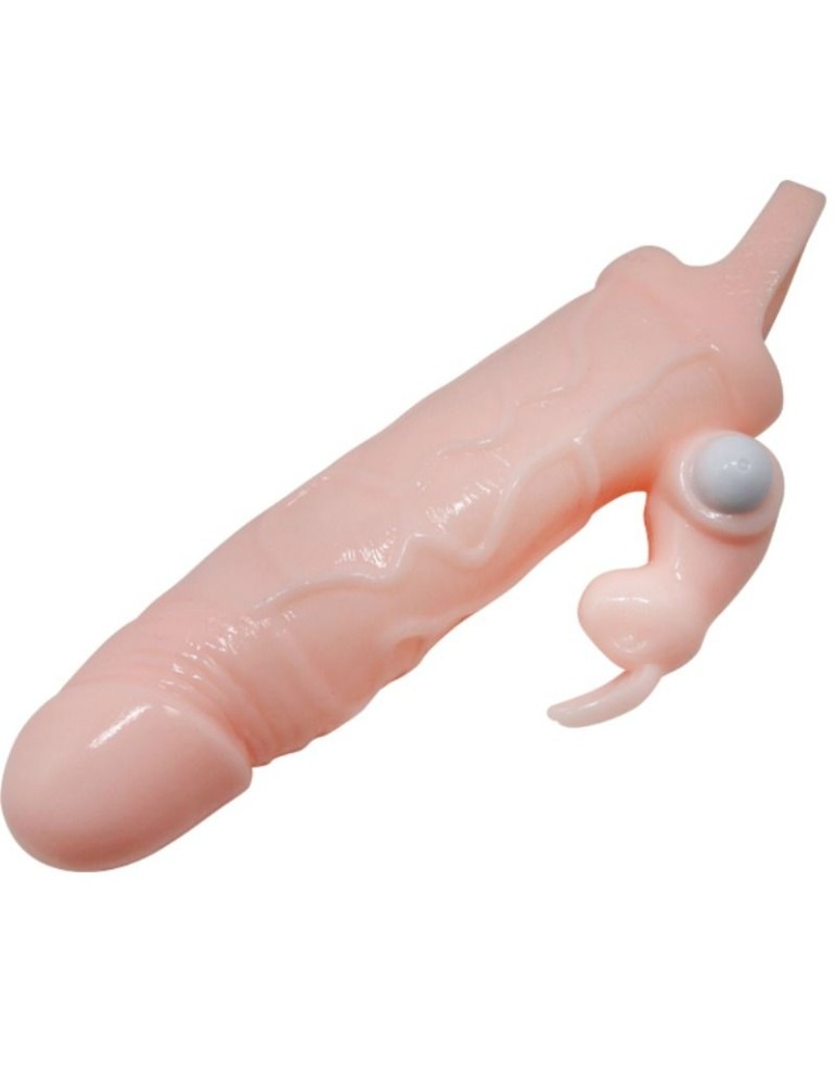 gaine de pénis brave man avec vibromasseur rabbit 16,5 cm naturel_3