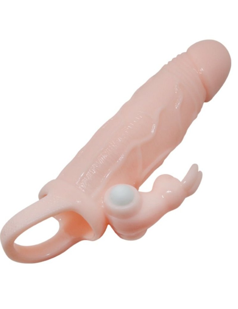 gaine de pénis brave man avec vibromasseur rabbit 16,5 cm naturel_4