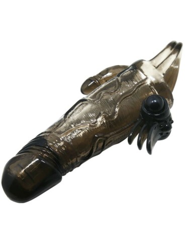 brave man gaine pénis anal et vibromasseur clitoris 16,5 cm noir_6