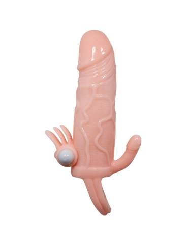 brave man gaine pénis anal et vibromasseur clitoris 16,5 cm naturel_3