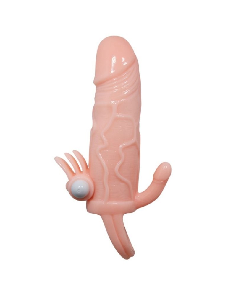 brave man gaine pénis anal et vibromasseur clitoris 16,5 cm naturel_3