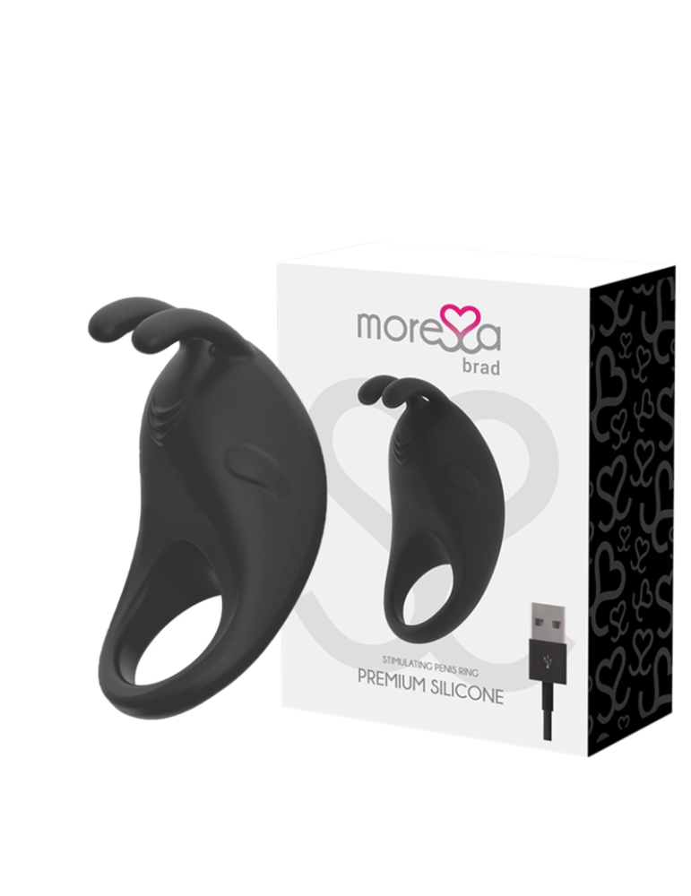 amoressa brad silicone premium rechargeable noir