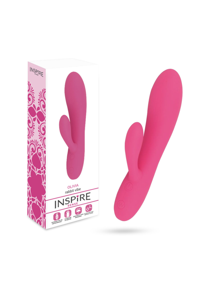 vibromasseur lapin rose inspirer sense olivia