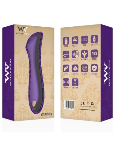 vibromasseur en silicone rechargeable mandy womanvibe point "k"_6