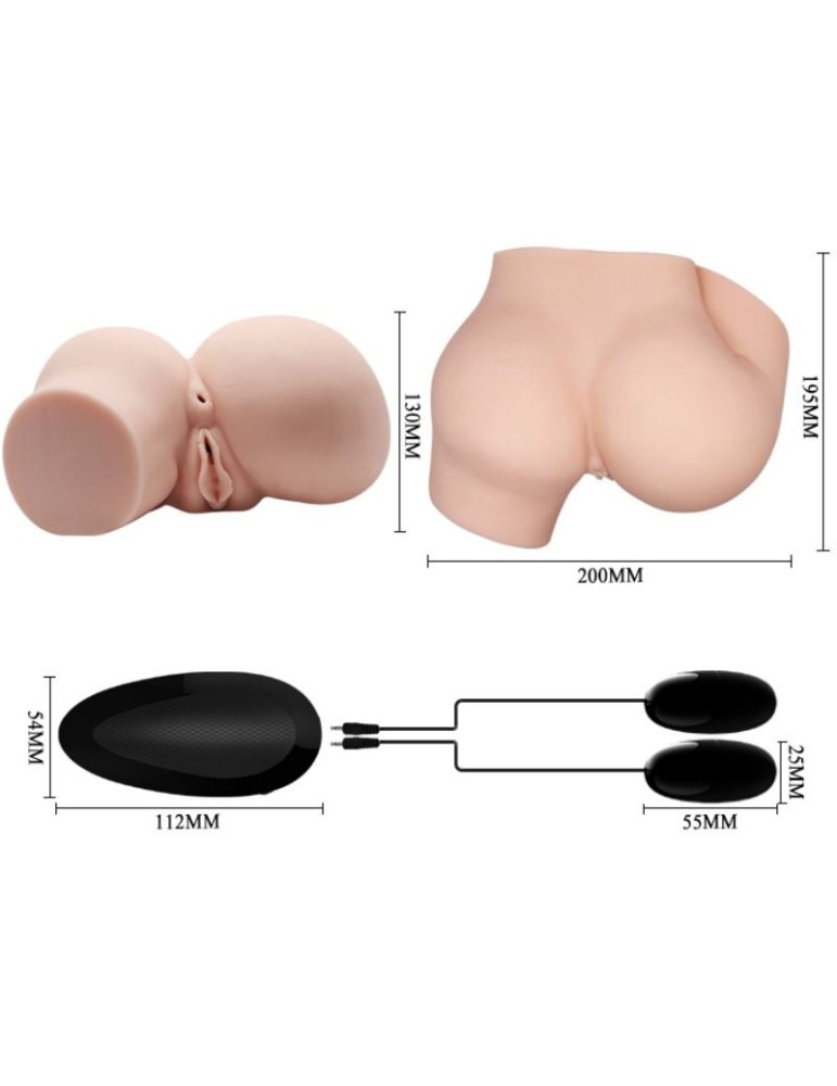 taureau fou - fesses avec vagin et anus réalistes et vibrations_10