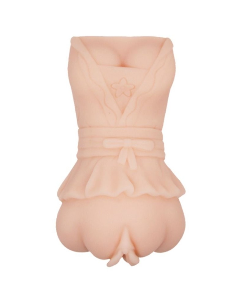 crazy bull - masturbateur vagin à peau d'eau avec balles vibrantes