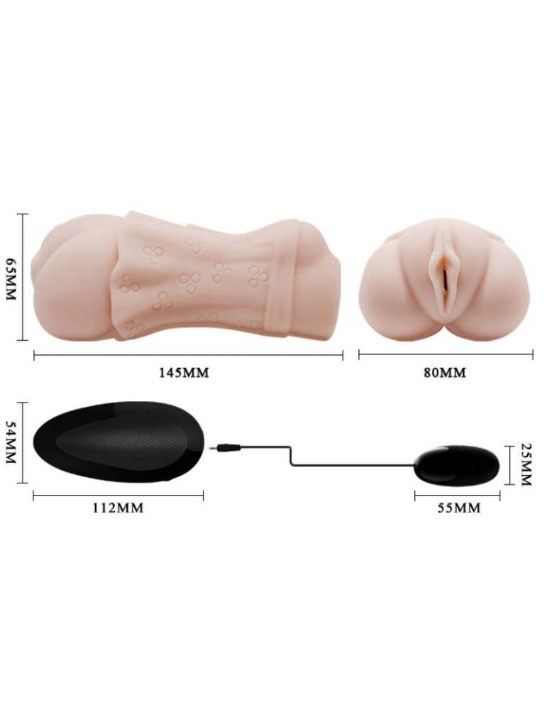 crazy bull - masturbateur vagin à peau d'eau avec balle vibrante 2_6