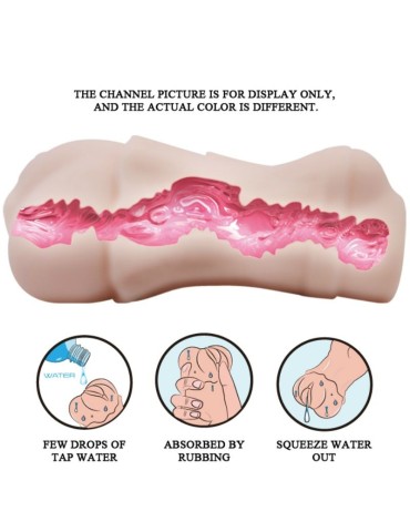 crazy bull - masturbateur vagin à peau d'eau avec balle vibrante 2_7