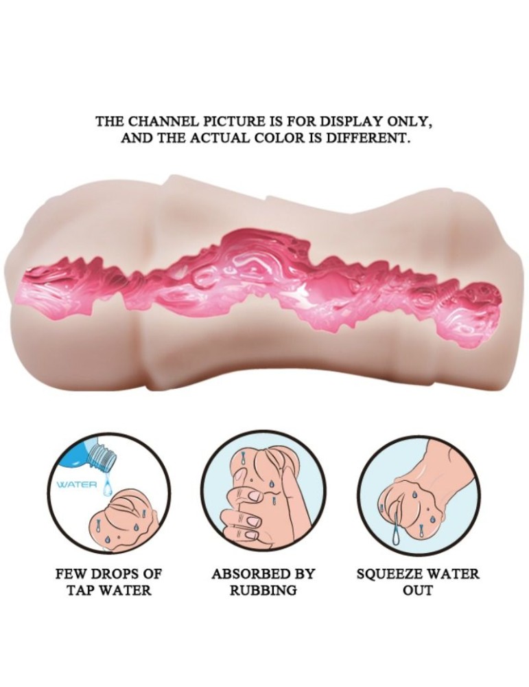 crazy bull - masturbateur vagin à peau d'eau avec balle vibrante 2_7