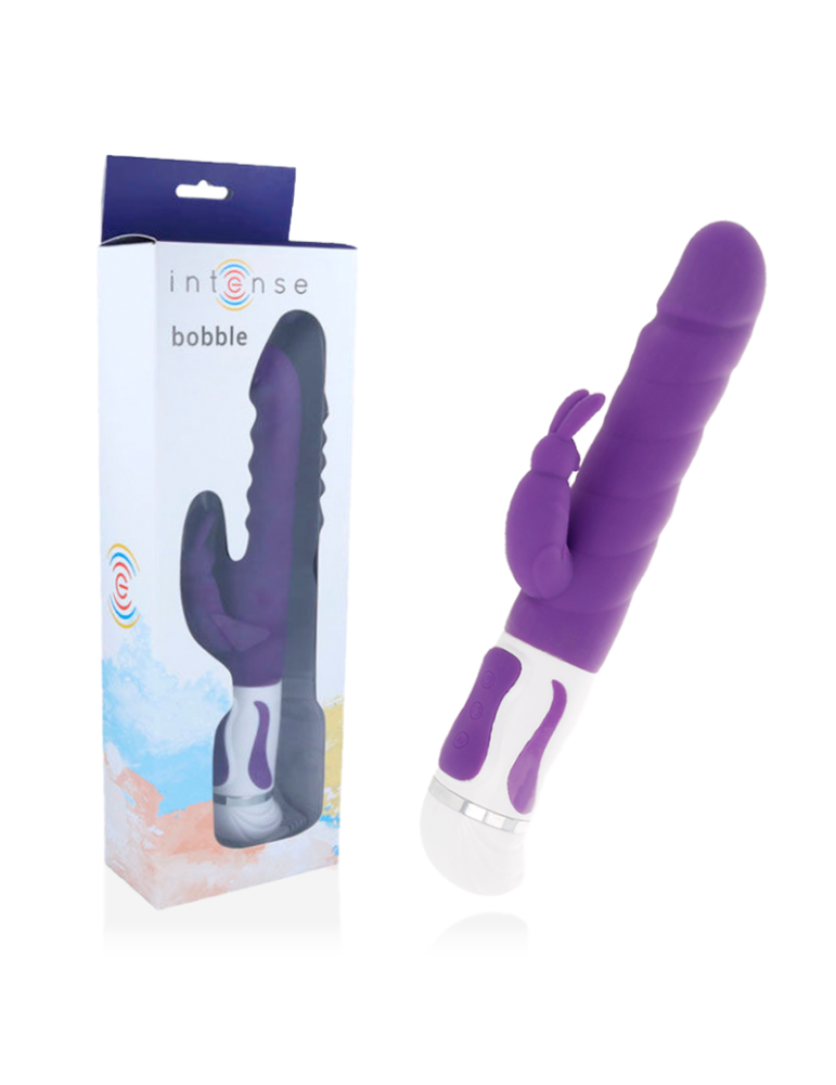 rotateur vibromasseur bobble intense silicone lilas_2