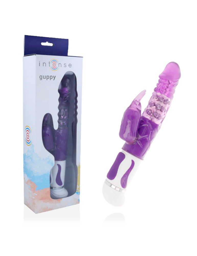 vibromasseur rotateur guppy intense lilas