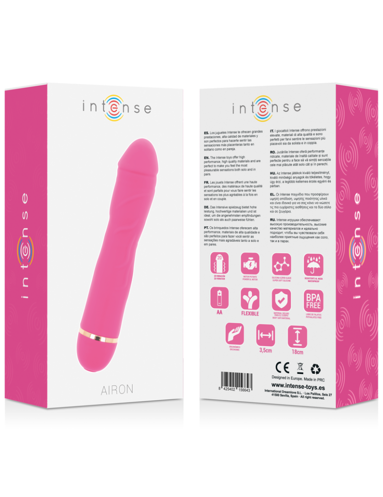 intense airon 20 vitesses silicone rose_6