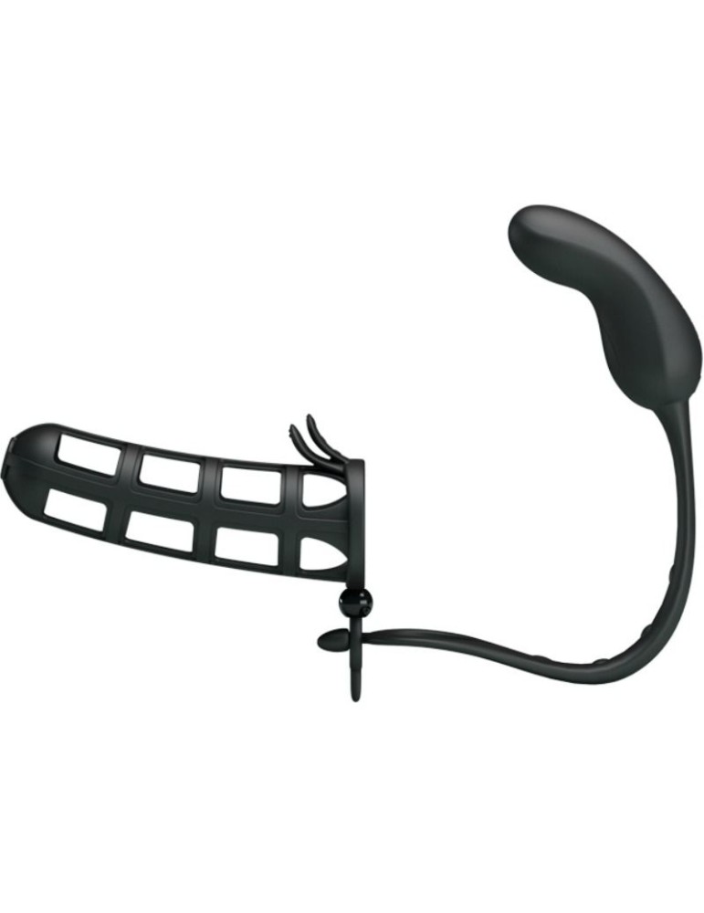 pretty love - gaine de pénis hercules 2 avec masseur anal