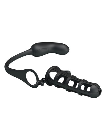 pretty love - gaine de pénis hercules 2 avec masseur anal_6