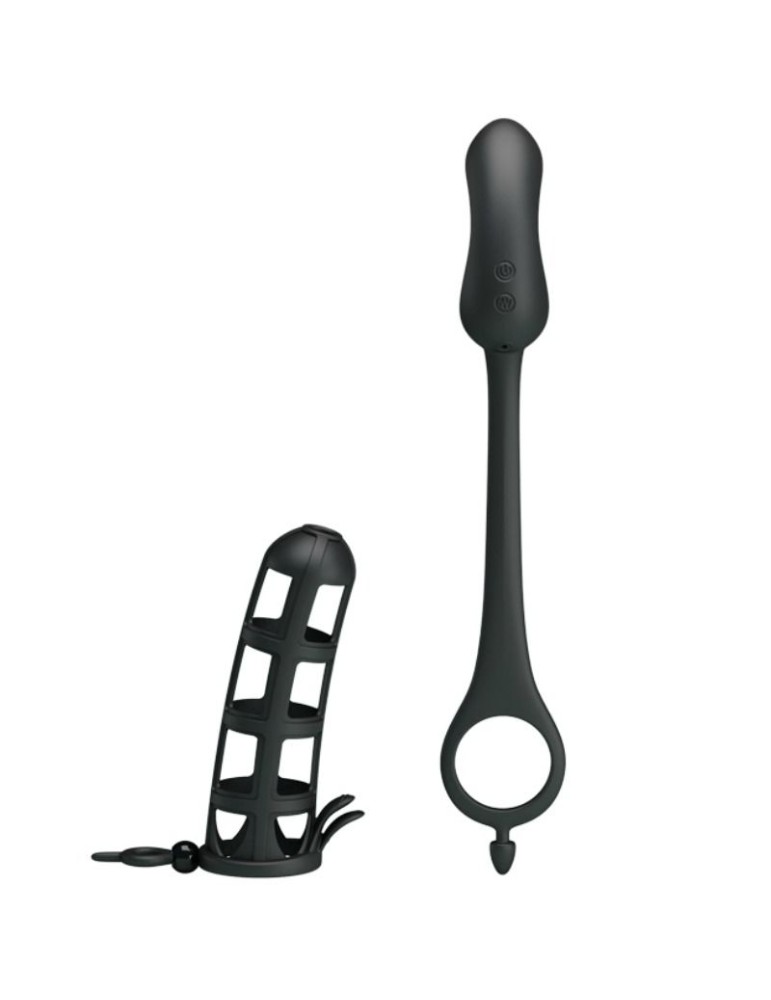 pretty love - gaine de pénis hercules 2 avec masseur anal_8