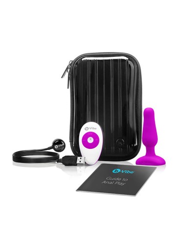plug anal à distance b-vibe novice fuchsia_3