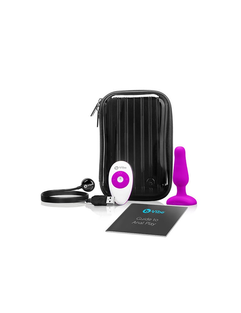 plug anal à distance b-vibe novice fuchsia_3