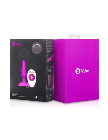 plug anal à distance b-vibe novice fuchsia_5