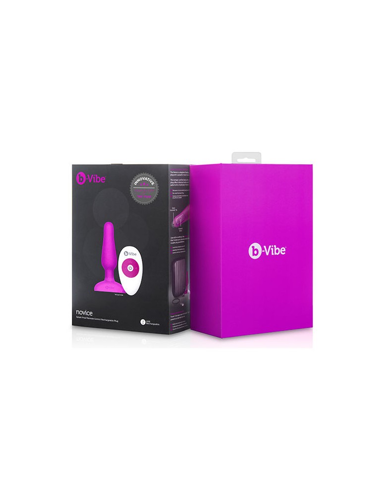 plug anal à distance b-vibe novice fuchsia_5
