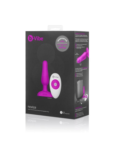 plug anal à distance b-vibe novice fuchsia_6