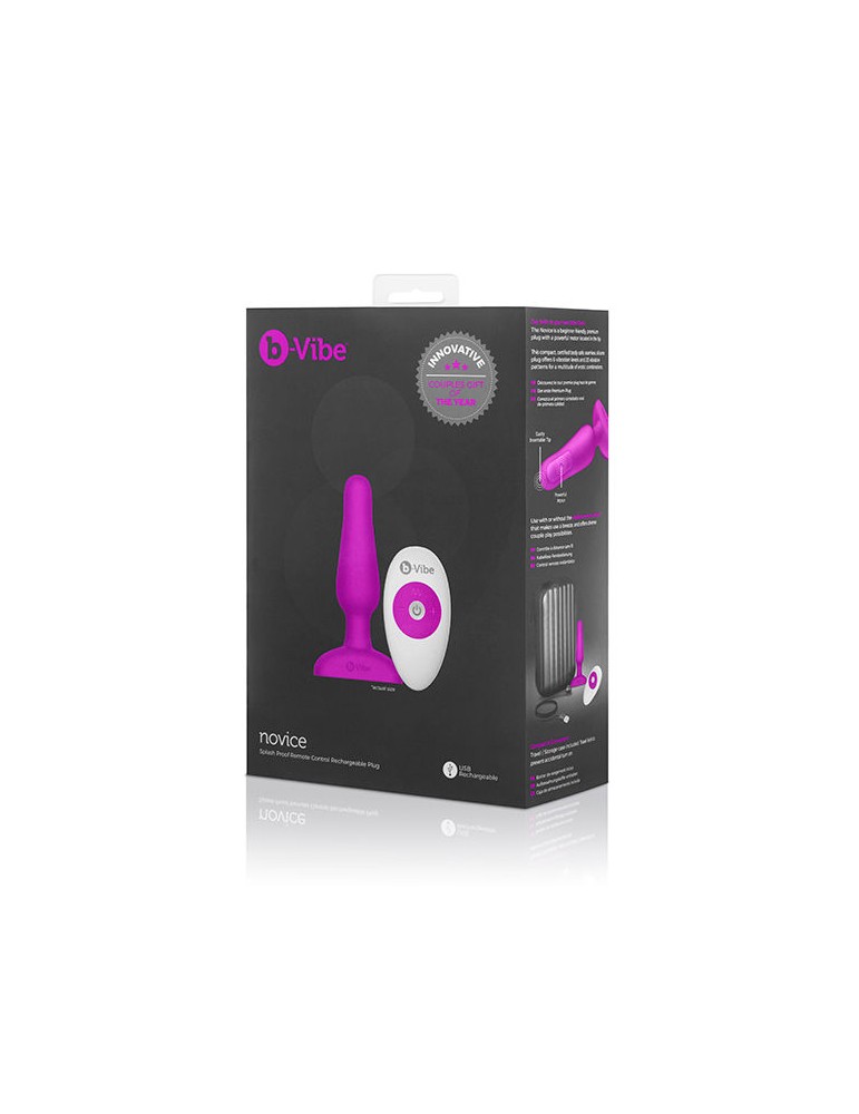 plug anal à distance b-vibe novice fuchsia_6