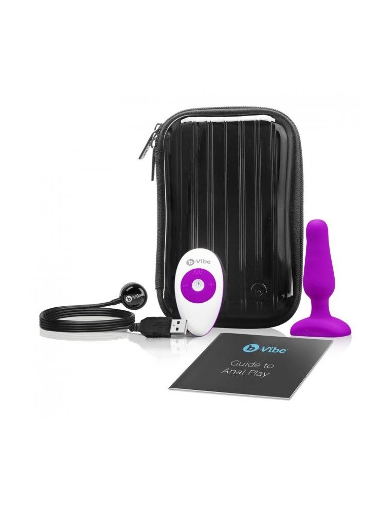 plug anal à distance b-vibe novice fuchsia_12