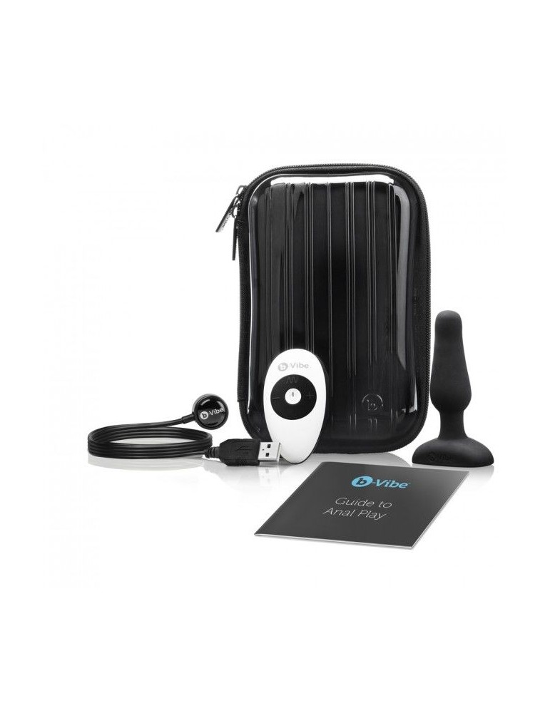 plug anal télécommandé b-vibe novice noir_4