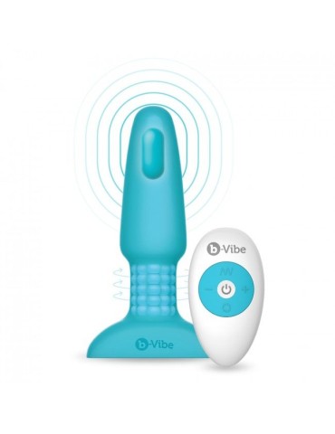 plug anal télécommandé b-vibe rimming 2 sarcelle_3