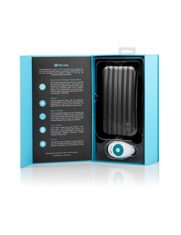 plug anal télécommandé b-vibe rimming 2 sarcelle_8