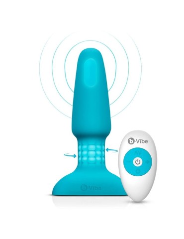 plug anal télécommandé b-vibe rimming 2 sarcelle_11