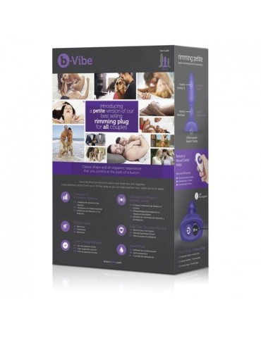 b-vibe anulingus plug anal à distance petite lilas_5