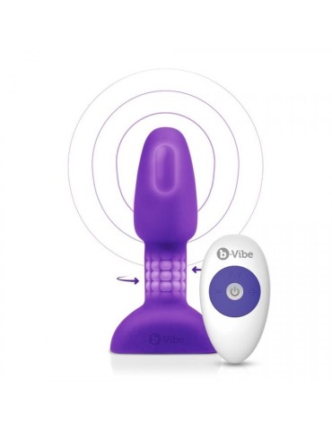 b-vibe anulingus plug anal à distance petite lilas_8