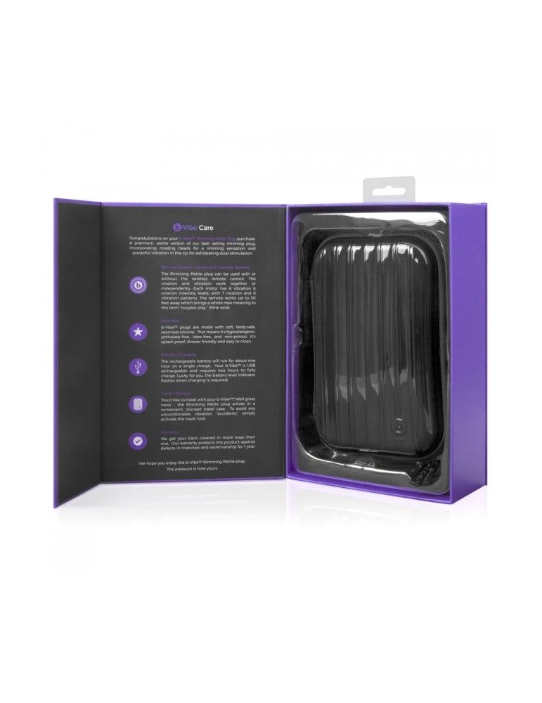 b-vibe anulingus plug anal à distance petite lilas_9