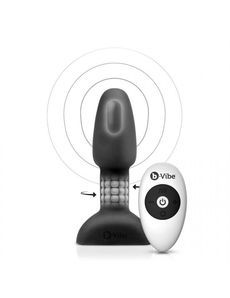 b-vibe anulingus plug anal à distance petite noir_9