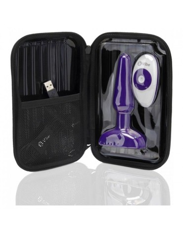plug anal lilas télécommandé trio b-vibe_7