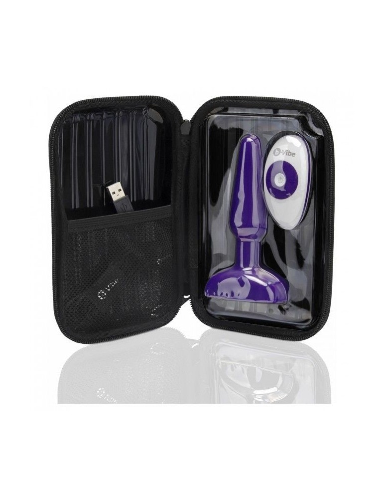 plug anal lilas télécommandé trio b-vibe_7